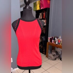 Rag & Bone Red and Black Tank Top